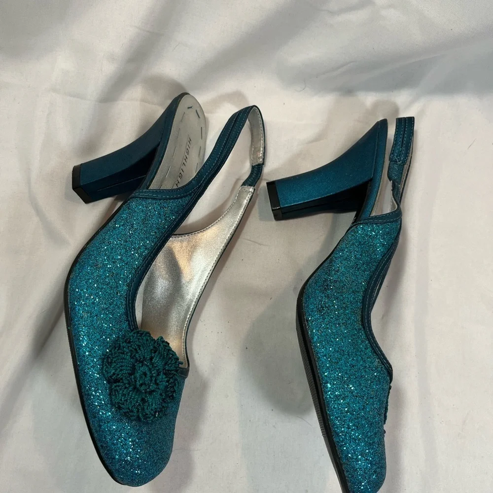 Vintage Highlights Glitter Heels by Payless